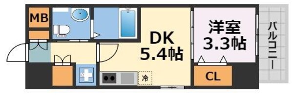 LaCASA天王寺の物件間取画像